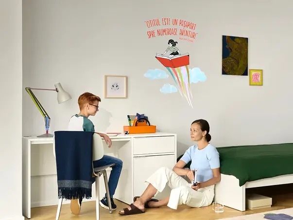 sticker educational cititul este un pasaport scoli gradinite s02