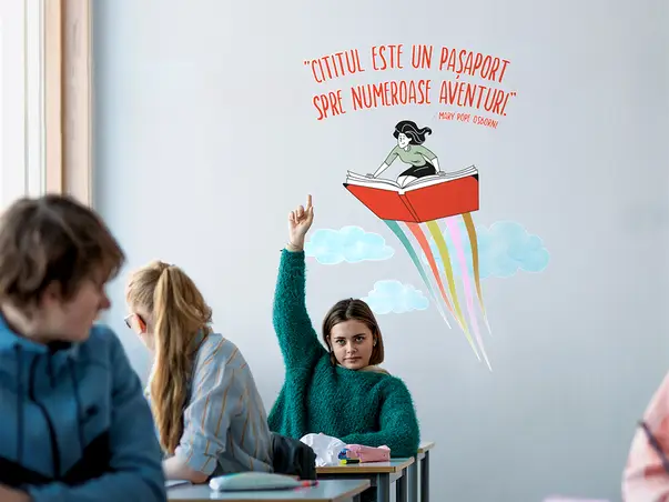sticker educational cititul este un pasaport scoli gradinite s03
