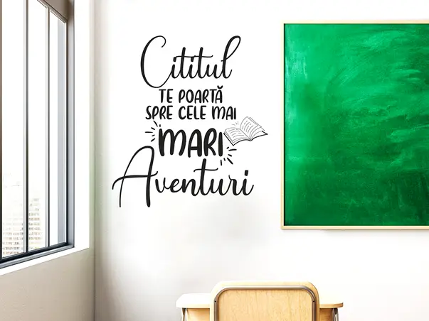 sticker educational cititul te poarta spre mari aventuri scoli gradinite s04