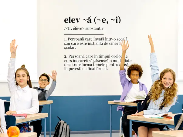 sticker educational definitia elevului dex scoli gradinite s05