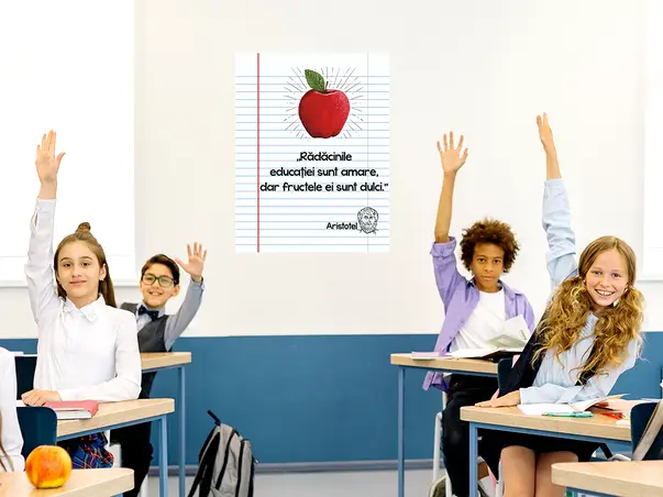 sticker educational radacinile educatei sunt amare scoli gradinite s04