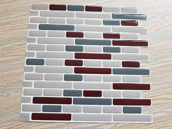 sticker faianta 3d gri