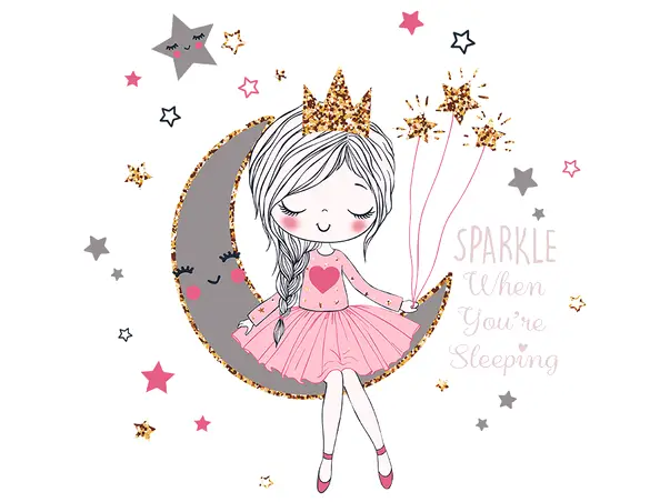 sticker fetita somnoroasa