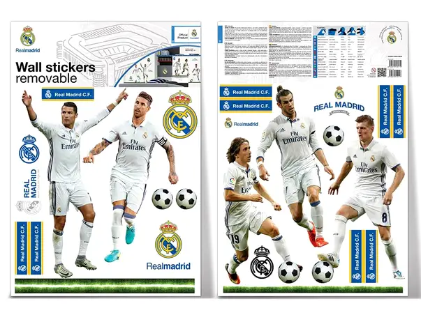 sticker fotbalisti Real Madrid