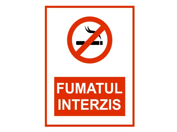 sticker fumatul interzis 23 15 cm