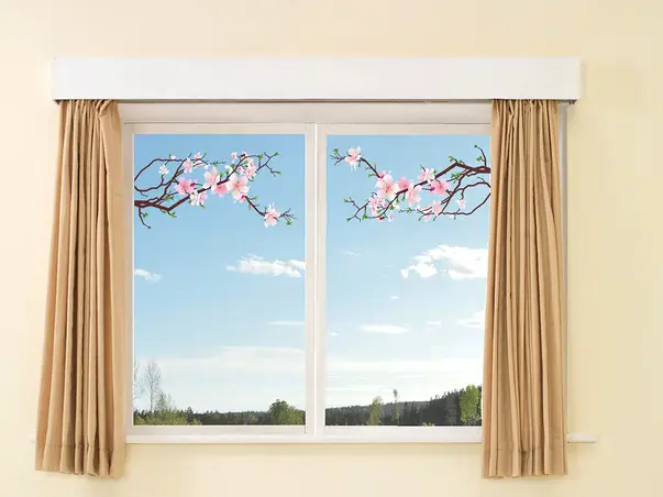 sticker geam Primavara