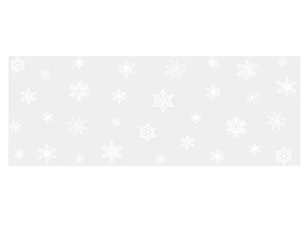 sticker geam electrostatic fulgi winter border