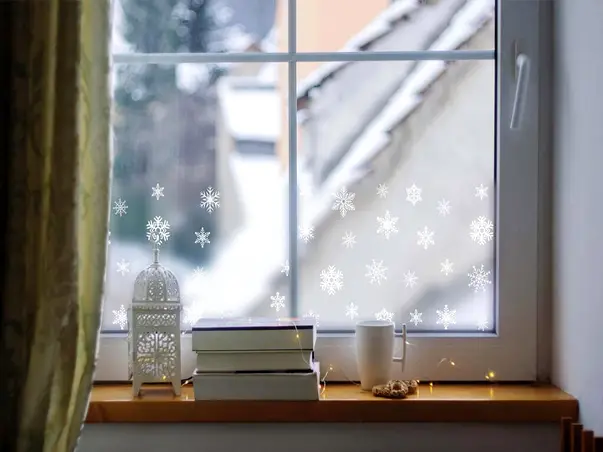 sticker geam static fulgi