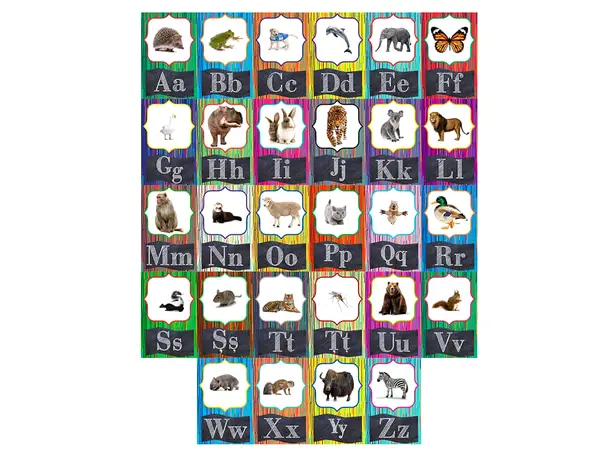 sticker invatam alfabetul cu animale