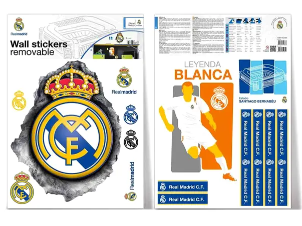 sticker logo real madrid