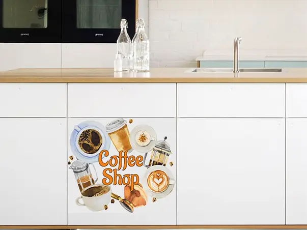 sticker magazin cafea