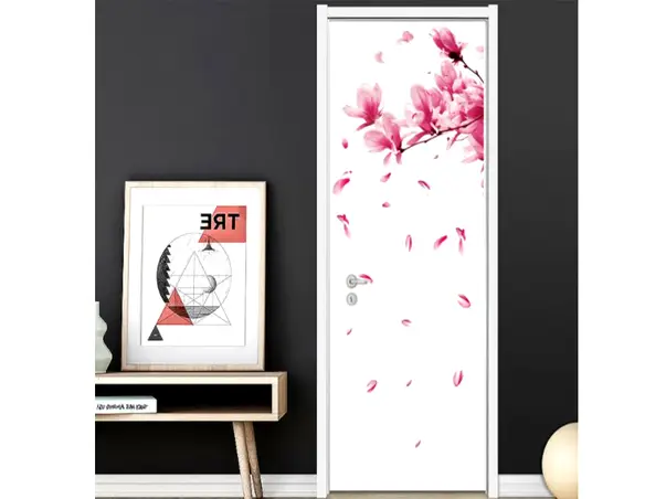 sticker magnolie roz