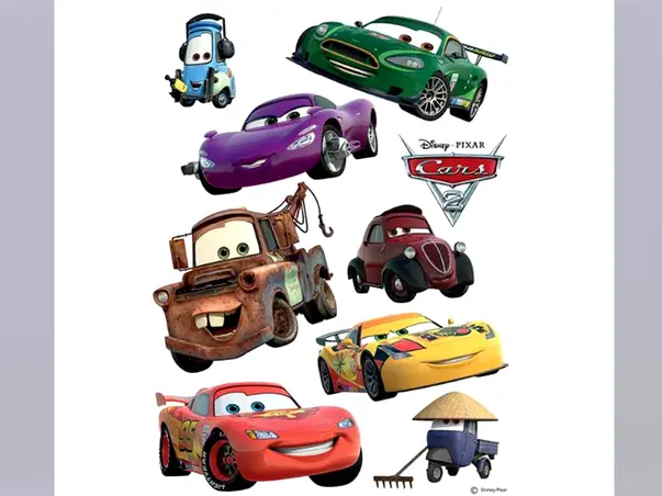 sticker masini cars 2