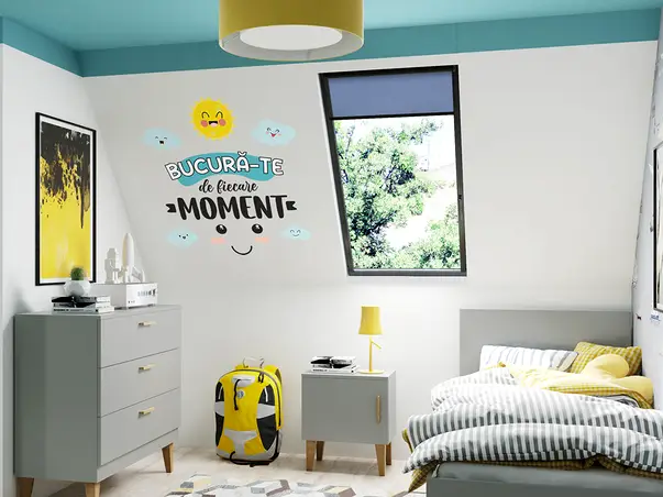 sticker mesaj bucura te de fiecare moment scoli gradinite camera copiilor s5