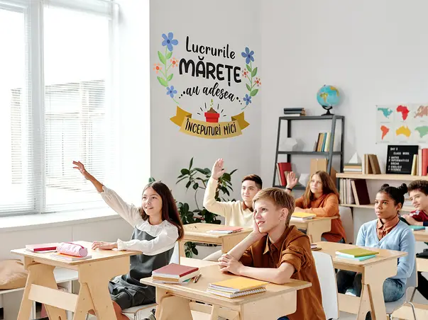 sticker mesaj lucrurile marete au adesea inceputuri mici scoli gradinite s7