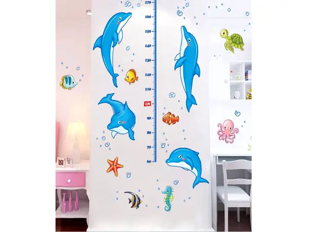 sticker metru folina model delfini