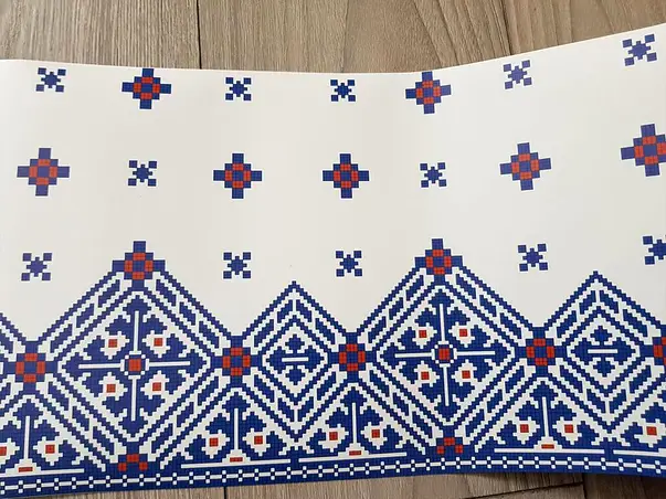 sticker motive traditionale albastre