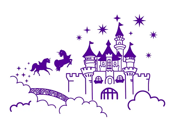 sticker mov castelul din povesti