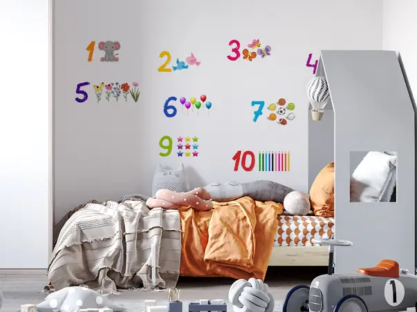 sticker numere model 2