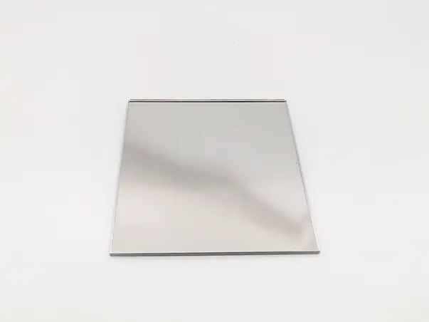 sticker oglinda acrilica argintie patrat