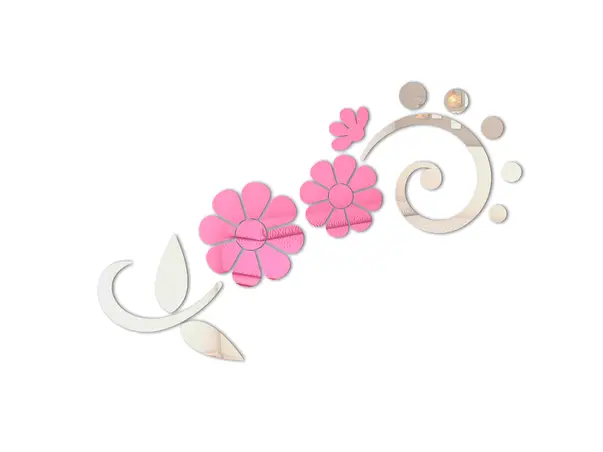 sticker oglinda floare aroz