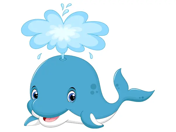 sticker perete balena copii folina 50cm