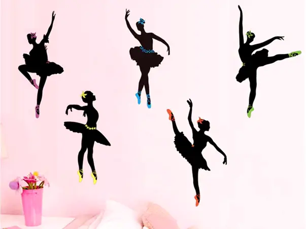 sticker perete balerine