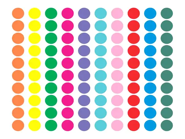 sticker perete buline colorate