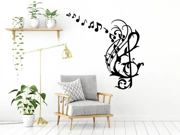 sticker perete cheia sol floral