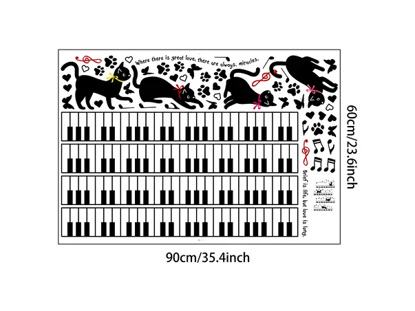 sticker perete clasa muzica