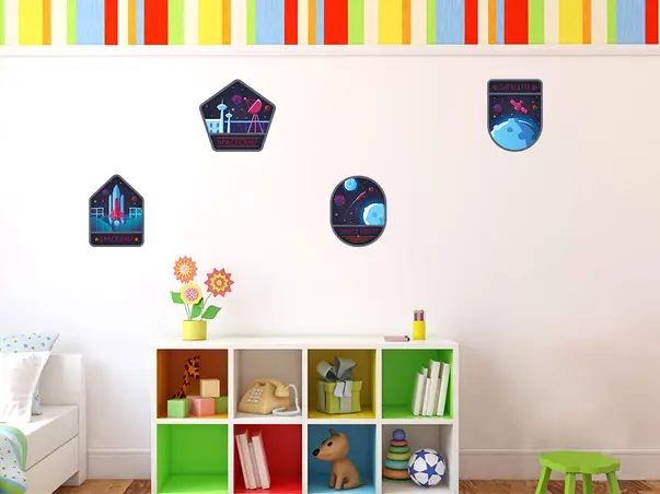 sticker perete copii space folina 30cm 2