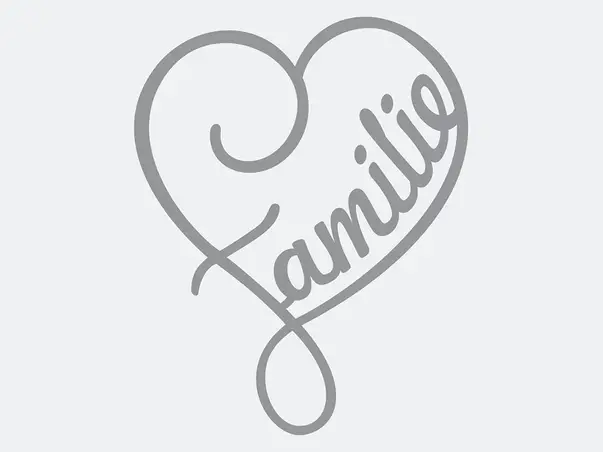 sticker perete gri familie