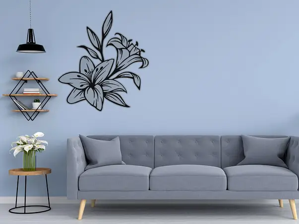 sticker perete model floral andromeda 1