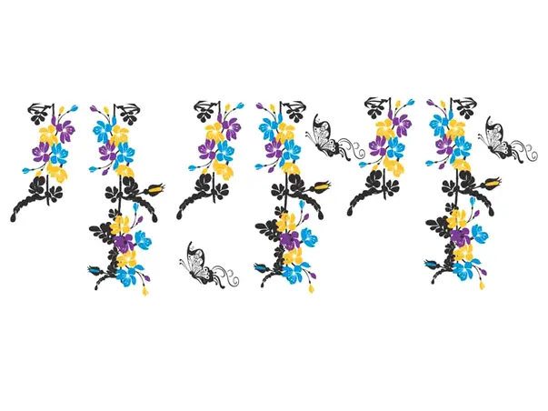 sticker perete model floral gloria