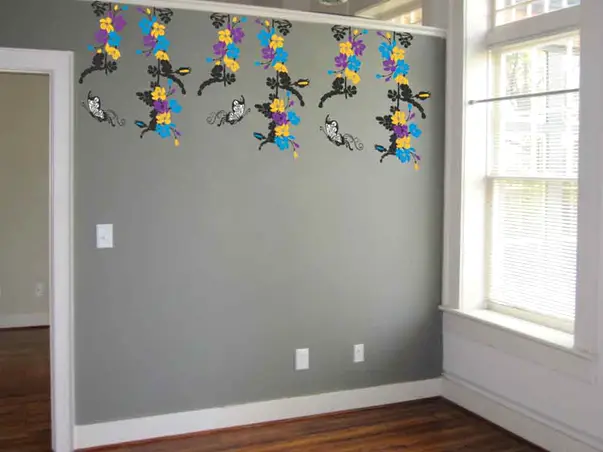 sticker perete model floral gloria folina
