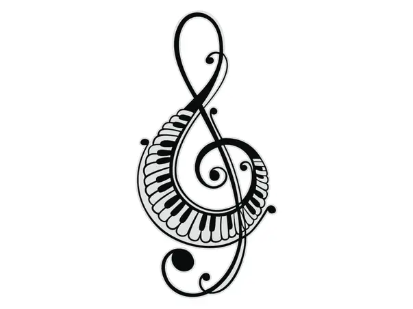 sticker perete note muzicale 2