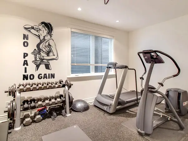 sticker perete sala antrenament no pain no gain negru b x3
