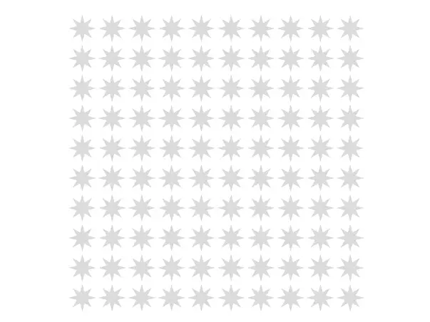 sticker perete stelute argintii