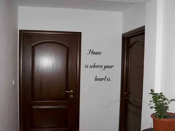 sticker perete text Home