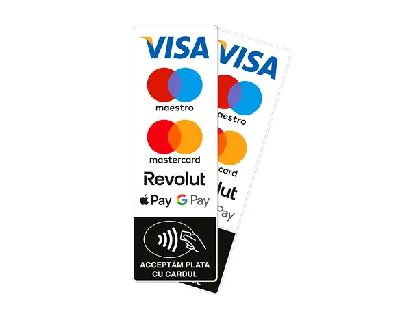 sticker plata cu cardul contactless spatii comerciale pos revolut s00