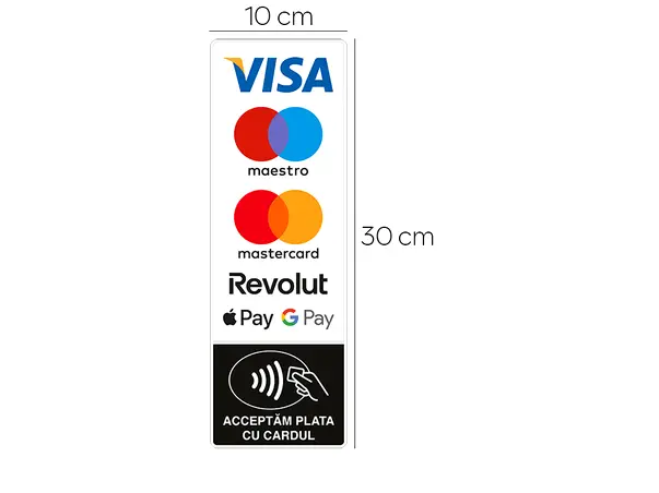 sticker plata cu cardul contactless spatii comerciale pos revolut s01