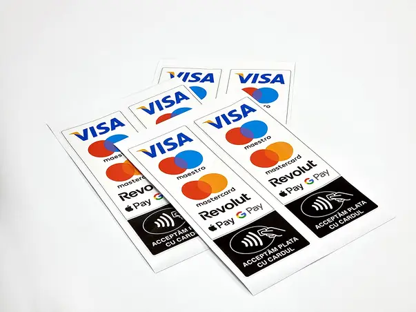 sticker plata cu cardul contactless spatii comerciale pos revolut s05