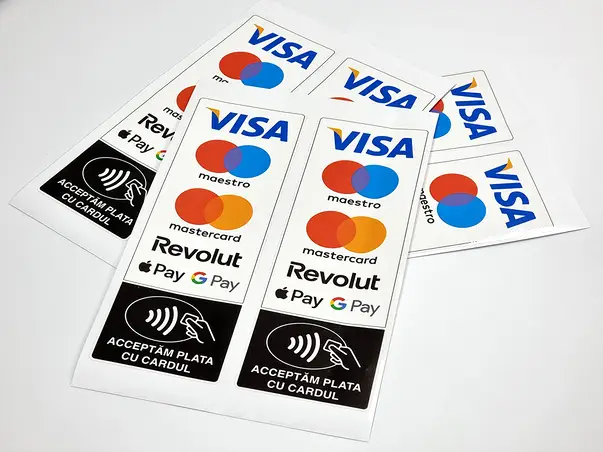 sticker plata cu cardul contactless spatii comerciale pos revolut s06