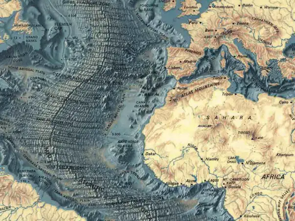 sticker poster relieful oceanelor