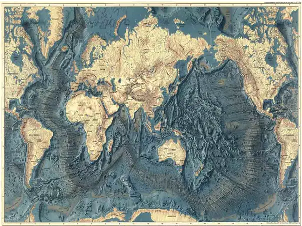 sticker poster relieful oceanelor