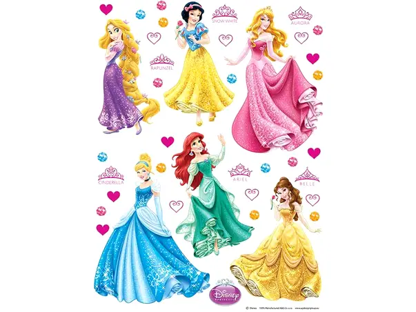 sticker printesele disney