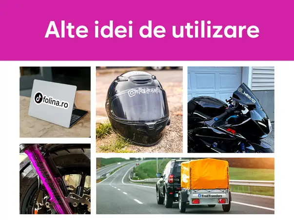 sticker social media personalizat color monocrom publicitate masina small size 18x4cm s04