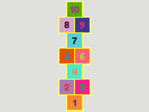 sticker sotron folina pentru podea multicolor