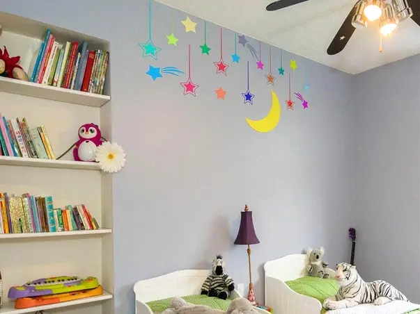 sticker stelute colorate