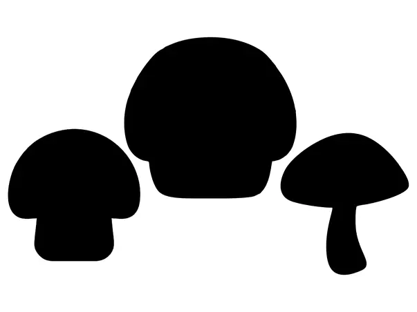 sticker tabla de scris ciuperci